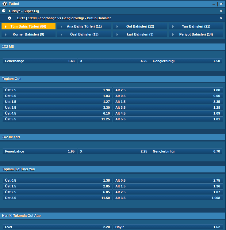 fenerbahce-genclerbirligi-bahisoranlari