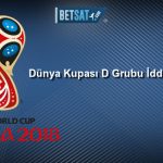 Dünya Kupası D Grubu İddaa Tahminleri