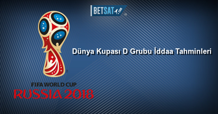 Dünya Kupası D Grubu İddaa Tahminleri